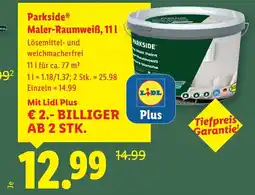 Lidl Parkside Maler-Raumweiß Angebot