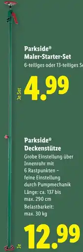 Lidl Parkside Deckenstütze Angebot