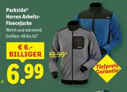 Lidl Parkside Herren Arbeits- Fleecejacke Angebot