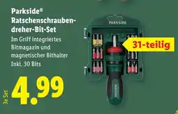 Lidl Parkside Ratschenschrauben- dreher-Bit-Set Angebot