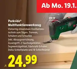 Lidl Parkside Multifunktionswerkzeug Angebot