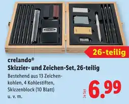 Lidl crelando Skizzier- und Zeichen-Set Angebot