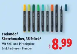 Lidl crelando Sketchmarker Angebot