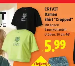 Lidl Crivit damen Shirt Cropped Angebot