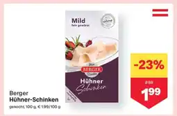 MPreis Berger Hühner-Schinken Angebot