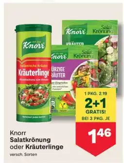 MPreis Knorr Salatkrönung oder Kräuterlinge Angebot