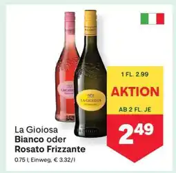 MPreis La Gioiosa Bianco oder Rosato Frizzante Angebot