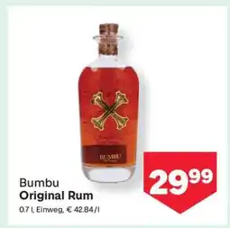 MPreis Bumbu Original Rum Angebot