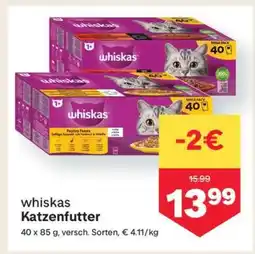 MPreis Whiskas Katzenfutter Angebot