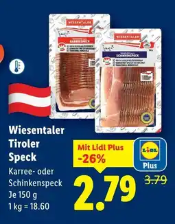 Lidl Wiesentaler Tiroler Angebot