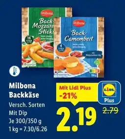 Lidl Milbona Backkäse Angebot