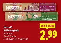 Lidl Nescafé Kaffeekapseln Angebot
