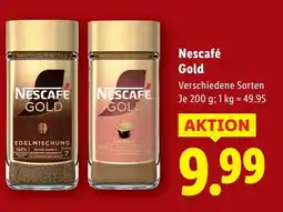 Lidl Nescafé Gold Angebot