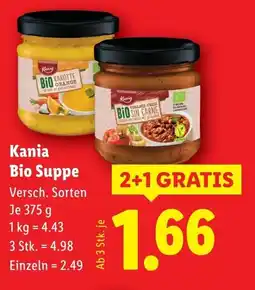 Lidl Kania Bio Suppe Angebot