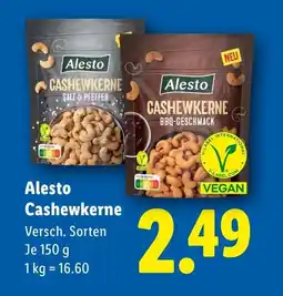 Lidl Alesto Cashewkerne Angebot