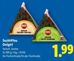 Lidl Sushi4You Onigiri Angebot