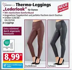 Norma Jasminella thermo-leggings lederlook Angebot