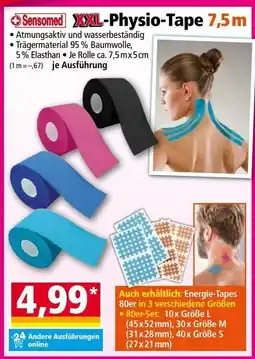 Norma Sensomed XXL-Physio-Tape Angebot