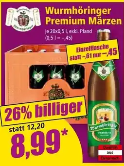 Norma Wurmhöringer Premium Märzen Angebot