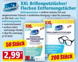 Norma XXL Brillenputztücher/ Flecken Entfernungstücher Angebot