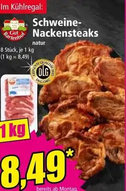 Norma Schweine- Nackensteaks Angebot