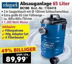 Norma Absauganlage Angebot