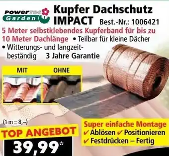 Norma Kupfer Dachschutz Angebot