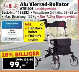 Norma Alu Vierrad-Rollator Angebot