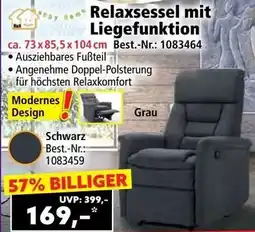 Norma Relaxsessel mit Liegefunktion Angebot