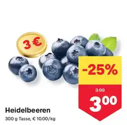 MPreis Heidelbeeren Angebot