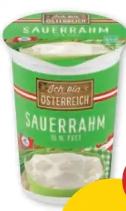 PENNY Ich bin Österreich Sauerrahm Angebot