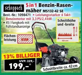 5in1 Benzin-Rasenmäher MS132-42 SE