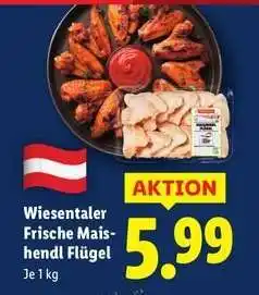 Lidl WIESENTALER Frische Maishendl Flügel Angebot