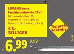 Lidl LIVARNO home Feuchtraumleuchte, 18 V Angebot
