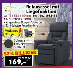 Norma Relaxsessel mit Liegefunktion Angebot