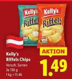 Lidl Kelly’s Riffels Chips Angebot