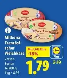 Lidl Milbona Französischer Weichkäse Angebot