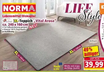 Norma XL-Teppich „Vital Arosa“ Angebot