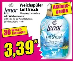 Norma Lenor Weichspüler Luftfrisch Angebot