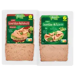Lidl Pflanzlicher Leverkäse-Aufschnitt Fein oder mit Röstzwiebeln Lidl Angebot