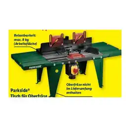 Lidl Tisch für Oberfräse Lidl Angebot