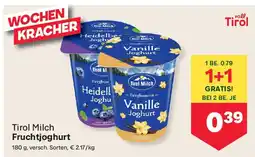 MPreis Tirol Milch Fruchtjoghurt Angebot