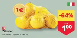 MPreis Zitronen Angebot