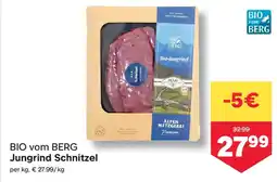 MPreis BIO vom BERG Jungrind Schnitzel Angebot