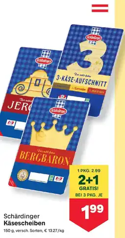 MPreis Schärdinger Käsescheiben Angebot