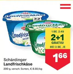 MPreis Schärdinger Landfrischkäse Angebot