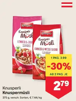 MPreis Knusperli Knuspermüsli Angebot