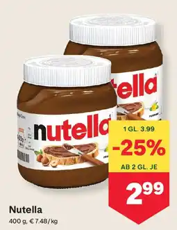 MPreis Nutella Angebot
