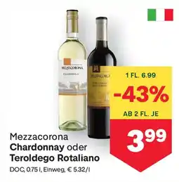 MPreis Mezzacorona Chardonnay oder Teroldego Rotaliano Angebot