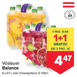 MPreis Vöslauer Balance Angebot